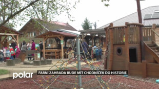 Farní zahradu obohatí chodníček do historie. Financován bude z programu Tvoříme prostor