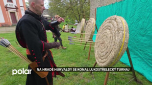 Na hradě Hukvaldy se konal lukostřelecký turnaj