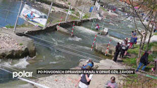 Po roce a půl od ničivých povodní se do Opavy vrátil vodní slalom