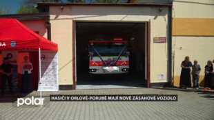 Hasiči v Orlové-Porubě mají nové zásahové vozidlo