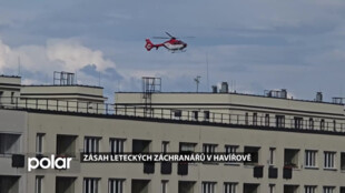 Pro cyklistu zraněného při srážce s autem přiletěl vrtulník, na místě ale nepřistál