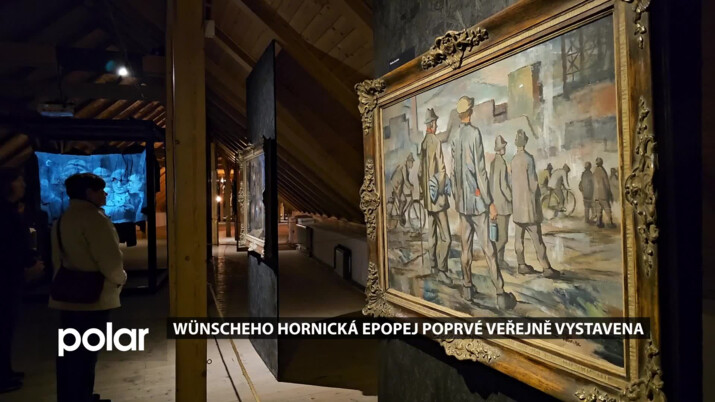 Wünscheho hornická epopej poprvé veřejně vystavena, návštěvníky čeká na Slezskoostravském hradě