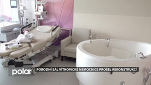 Porodní sál vítkovické nemocnice prošel kompletní rekonstrukcí. Novinkou je rodinný apartmán