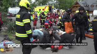 Cvičení simulovalo útok během koncertu na Skalkách