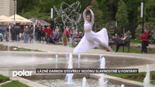 Lázeňská sezóna v Darkově startovala s hudební fontánou