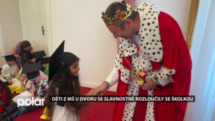 Děti z mariánskohorské MŠ U Dvoru se na radnici slavnostně rozloučily se školkou