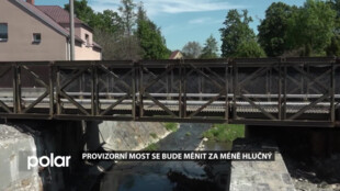 Provizorní most se bude měnit za méně hlučný. Svinov čeká úplná uzávěra ulice