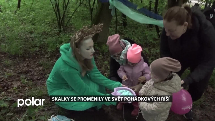 Skalky se proměnily ve svět pohádkových říší