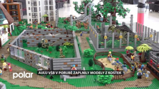 Aulu VŠB v Porubě zaplnily modely z kostek. Výstavu si nenechalo ujít téměř 4000 lidí