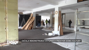 Karviná zahájila rekonstrukci vstupních prostor domu kultury