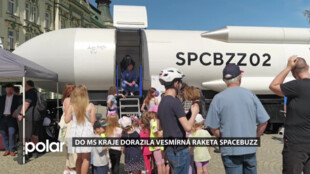 Do MS kraje dorazila vesmírná raketa SpaceBuzz. Nabízí unikátní zážitek - simulovaný let na oběžnou dráhu Země