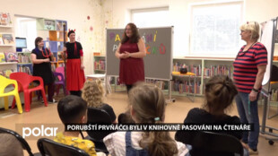 Porubské knihovny pasují prvňáčky na čtenáře. Děti si užily doprovodný program