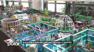 Aulu VŠB v Porubě zaplnily modely z lega. Svět fantazie z kostek si nenechalo ujít 4000 lidí