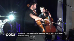 Hudební týden promění v pódia řadu míst Studénky