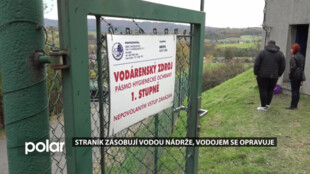 Straník zásobují vodou nádrže, vodojem se opravuje