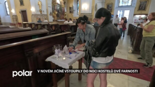 V Novém Jičíně vstoupily do Noci kostelů dvě farnosti