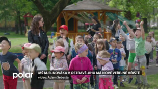 MŠ Mjr. Nováka v Ostravě-Jihu má nové veřejné hřiště s mořskými motivy
