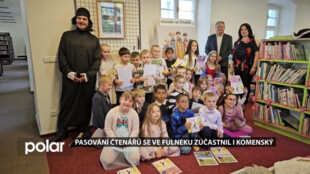 Pasování čtenářů se ve Fulneku zúčastnil i Komenský, čtenářský glejt si vysloužilo na 60 prvňáčků