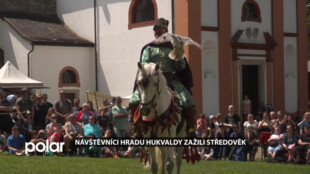 Hrad Hukvaldy nabídnul návštěvníkům možnost zažít středověký den