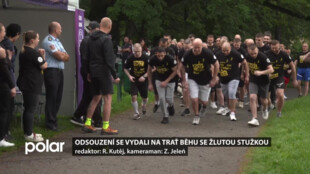 Odsouzení vyběhli v Karviné na další ročník Běhu se žlutou stužkou
