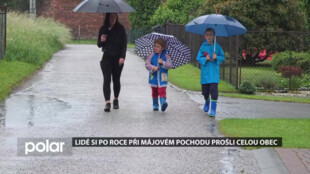 Lidé si po roce při májovém pochodu prošli celou Dolní Lutyni a Věřňovice