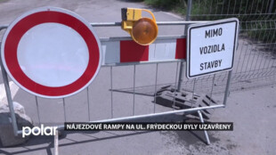 Nájezdy na Frýdeckou byly uzavřeny. Výstavba mostu Na Karolině pokračuje