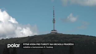 Turisté na Pradědu si mohou na vysílači zdarma načerpat kvalitní pitnou vodu