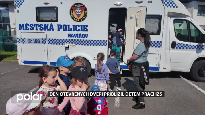 Den otevřených dveří u havířovské městské policie přiblížil dětem práci IZS