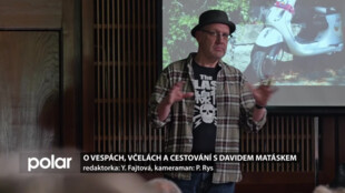 Knihovna Petra Bezruče v Opavě hostila netradiční cestovatelské povídání herce Davida Matáska