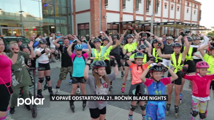 Brusle, kola, koloběžky i dobrá nálada. V Opavě odstartoval 21. ročník Blade Nights