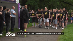 Odsouzení v Karviné vyběhli na trať Běhu se žlutou stužkou