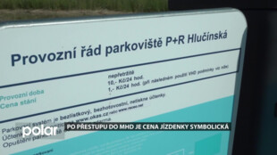 Parkoviště P+R ulehčují dopravu v Ostravě. Po přestupu do MHD je cena jízdenky symbolická