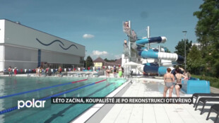 Léto začíná, koupaliště je po rekonstrukci otevřeno