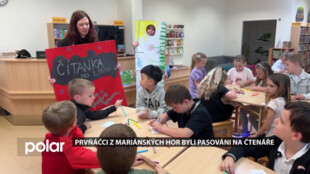 Prvňáčci z Ostravy-Mariánských Hor byli pasováni na čtenáře. Knihovnou J. Trnky prošlo na 140 školáků