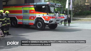 Nová cisterna a oslava výročí160 let – to byl víkend hasičů v Odrách