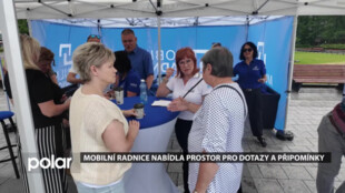 Mobilní radnice nabídla prostor pro dotazy i připomínky