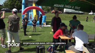 Sportovní den bavil děti na Lamberku