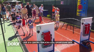 Lidé si v centru Těrlicka užili sportovní den