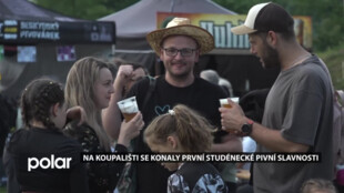 Na koupališti se konaly první studénecké Pivní slavnosti