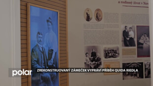 Zrekonstruovaný zámeček v Arboretu Nový Dvůr vypráví příběh Quida Riedla