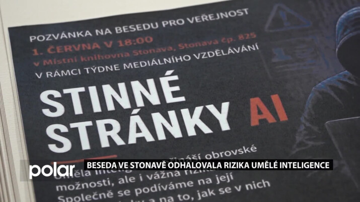Beseda ve Stonavě odhalovala rizika umělé inteligence
