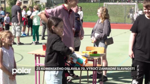 ZŠ Komenského slaví 70 let. Výročí připomněla Zahradní slavnost