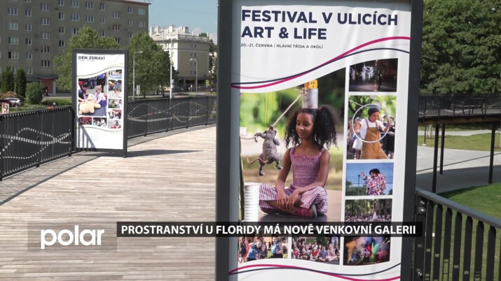 Prostranství u Floridy v Porubě má nově venkovní galerii