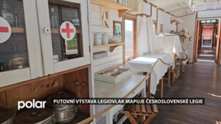 Putovní výstava Legiovlak, pojízdné muzeum mapuje Československé legie