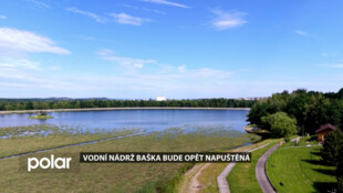 Vodní nádrž Baška bude po rekonstrukci opět napuštěná.