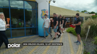 MSK Orlová oslavil 10 let existence, došlo i na oceňování