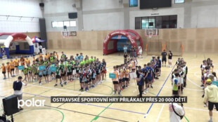 Ostravské sportovní hry přilákaly přes 20 tisíc dětí. Součástí byly i pohybové výzvy
