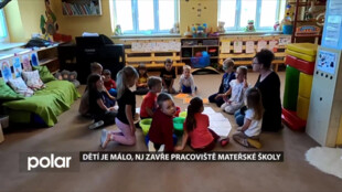 Dětí je málo, Nový Jičín zavře první pracoviště mateřské školy