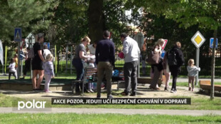 Akce Pozor, JEDU!!! učí bezpečné chování v dopravě. MŠ Ukrajinská uspořádala již 8. ročník