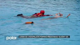 Lidem sena koupališti  ve Frýdlantu nad Ostravicí poprvé představily složky IZS